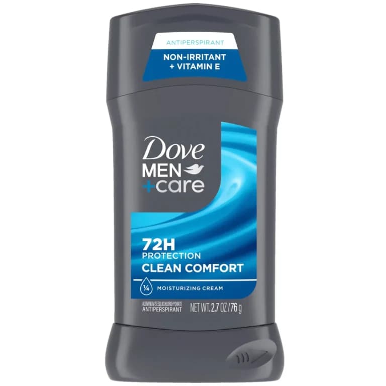 استیک ضد تعریق و دئودورانت مردانه داو کلین کامفورت با محافظت 72 ساعته 76 گرمی Dove Men+Care Clean Comfort Antiperspirant Stick