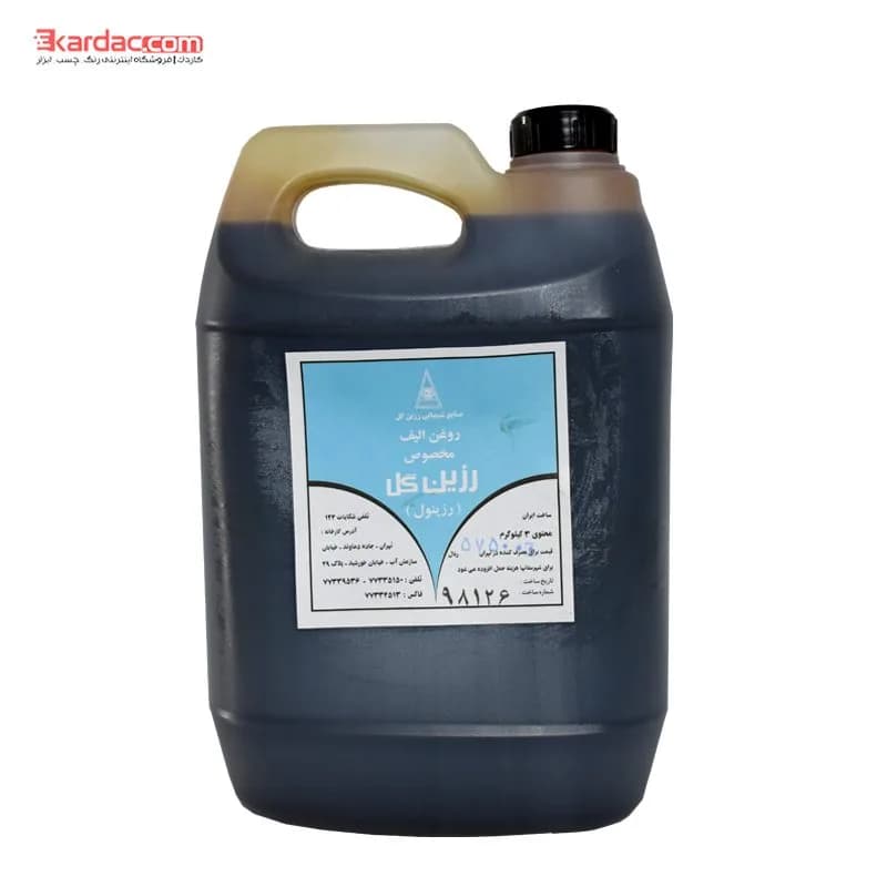 روغن الیف مخصوص بتونه مارک آبی رزین گل 3 لیتری