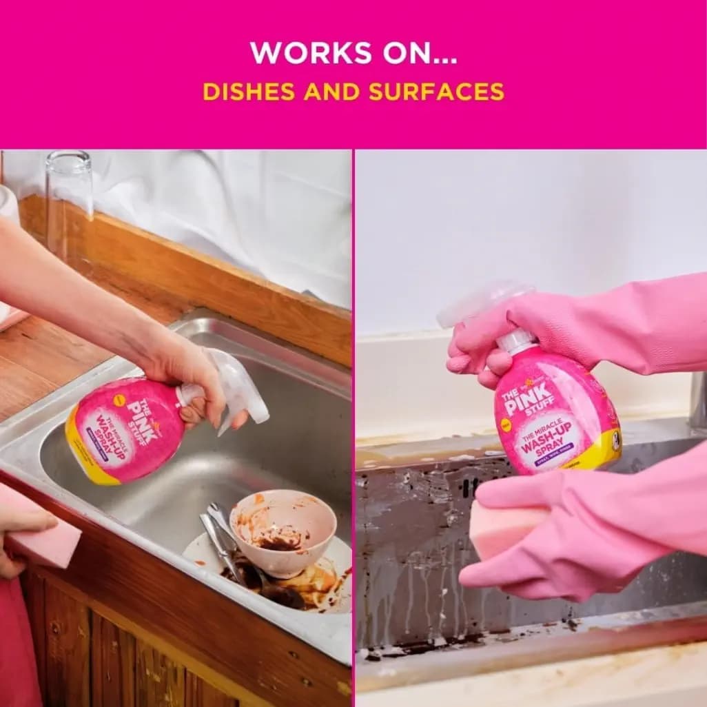اسپری لکه بر سطوح The Pink Stuff مدل Miracle حجم 500 میل — تصویر ۴