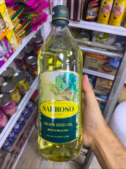 روغن هسته انگور سابروسو یک لیتر | Sabroso Grape Seed Oil 1L