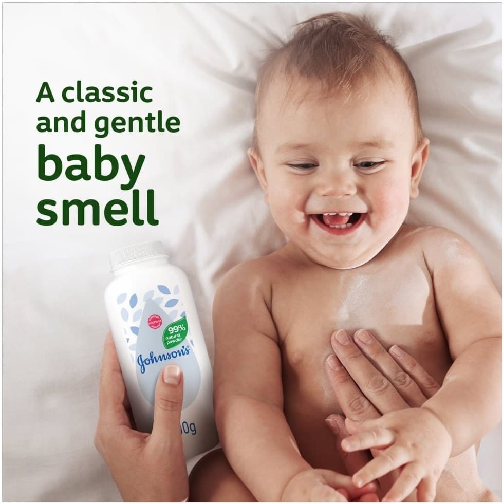 پودر بچه جانسون 100 گرم | Johnson’s Baby Powder Natural Plant-based 100g — تصویر ۲