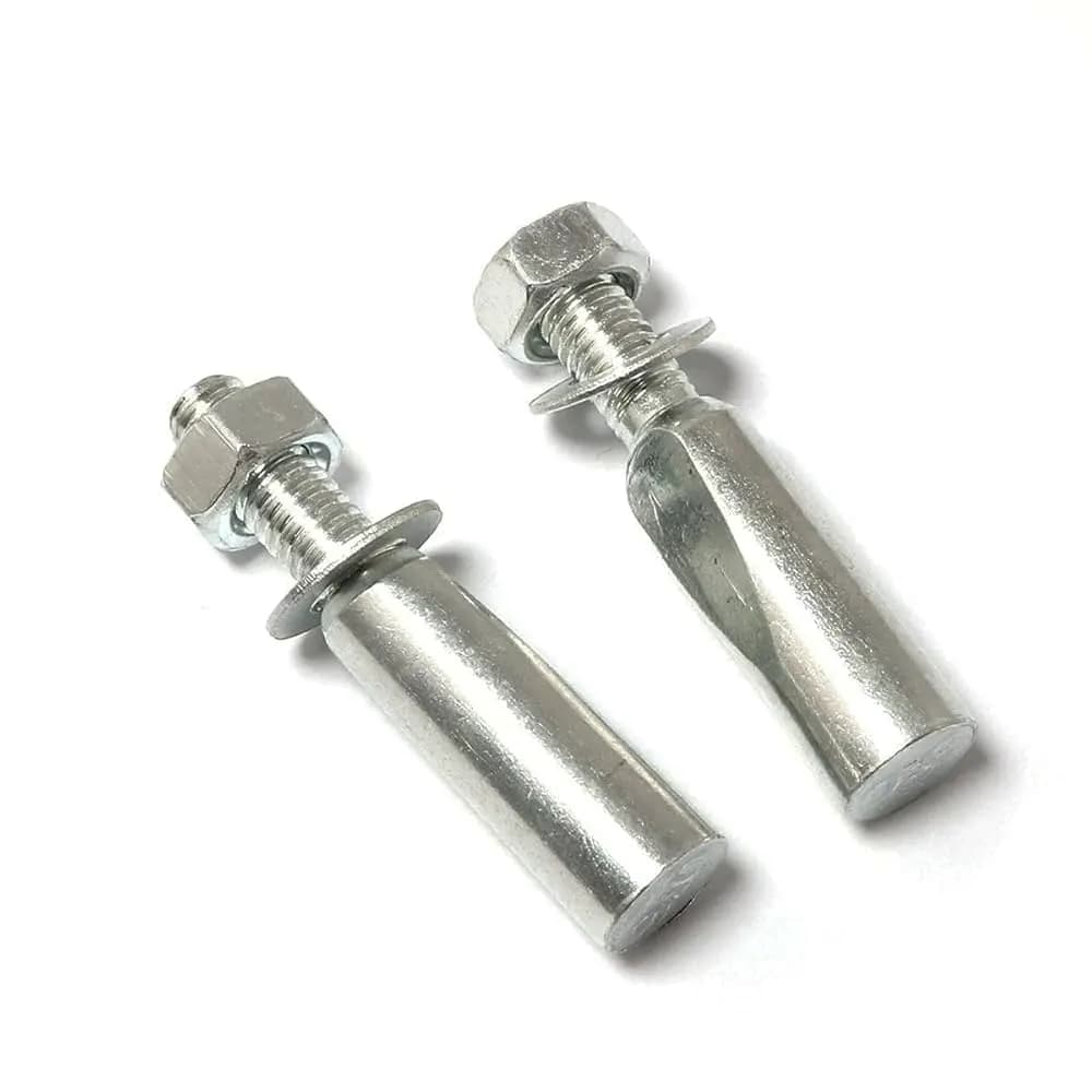 میخ رکاب دوچرخه مدل M3 نقره ای 2PCS Bicycle Pins Toy Bike Crutch Pins 8.6x40mm