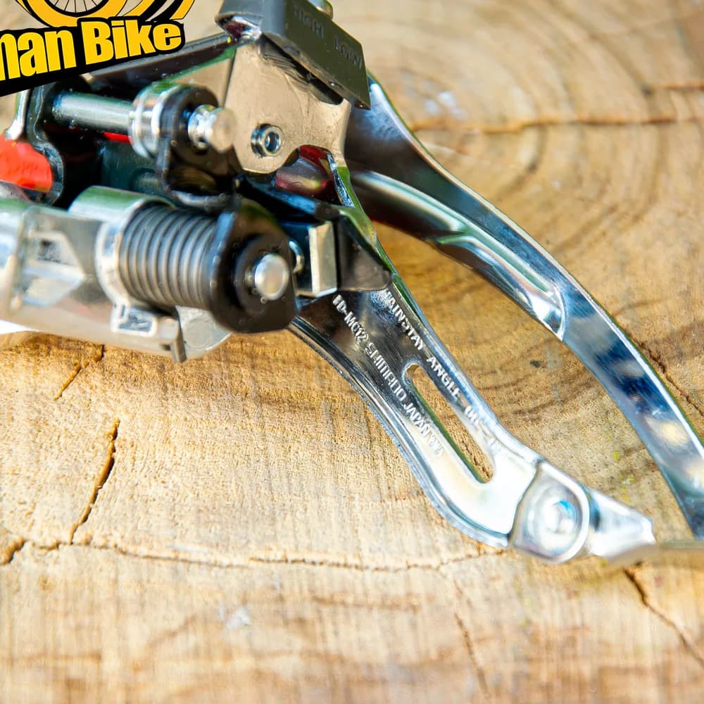 طبق عوض کن دوچرخه مارک شیمانو سری آلیویو مدل M012 ساخت ژاپن Shimano Bicycle Front Derailleur Alivio FD-M012 Japan — تصویر ۲