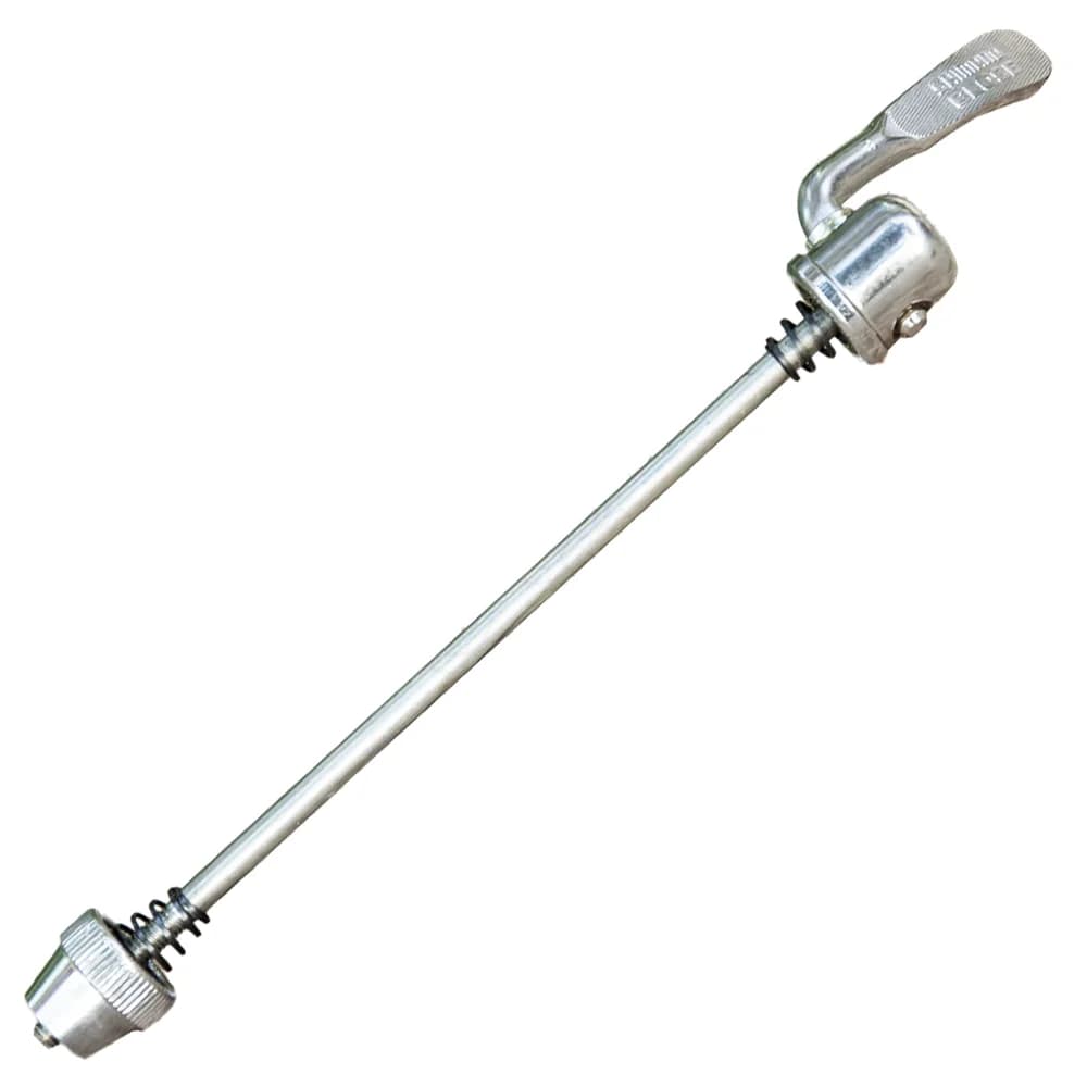 ضامن توپی جلو دوچرخه مارک شیمانو مدل O8 نقره ای Shimano Bicycle Front Quick Release O8