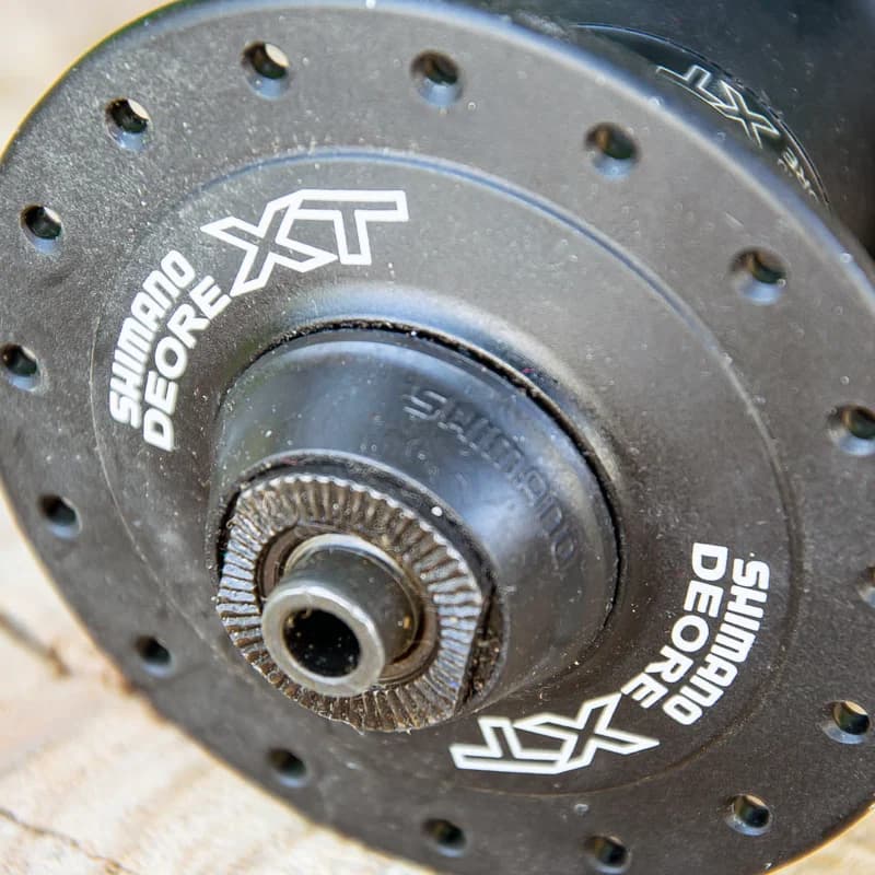 توپی جلو SHIMANO DEORE XT HB-M755 دوچرخه 32 سوراخ ساخت ژاپن — تصویر ۲