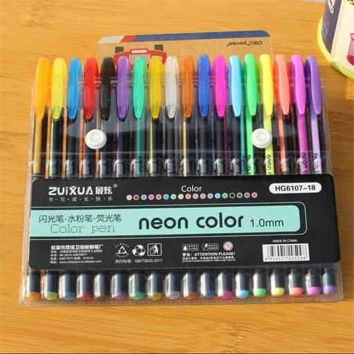 روان نویس نئون 18 رنگneon color