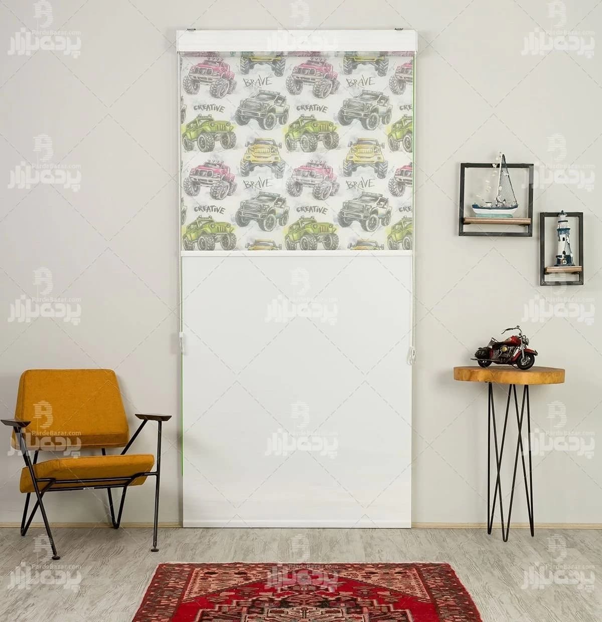 پرده دو مکانیزم تک سایز DBS 1663-V01