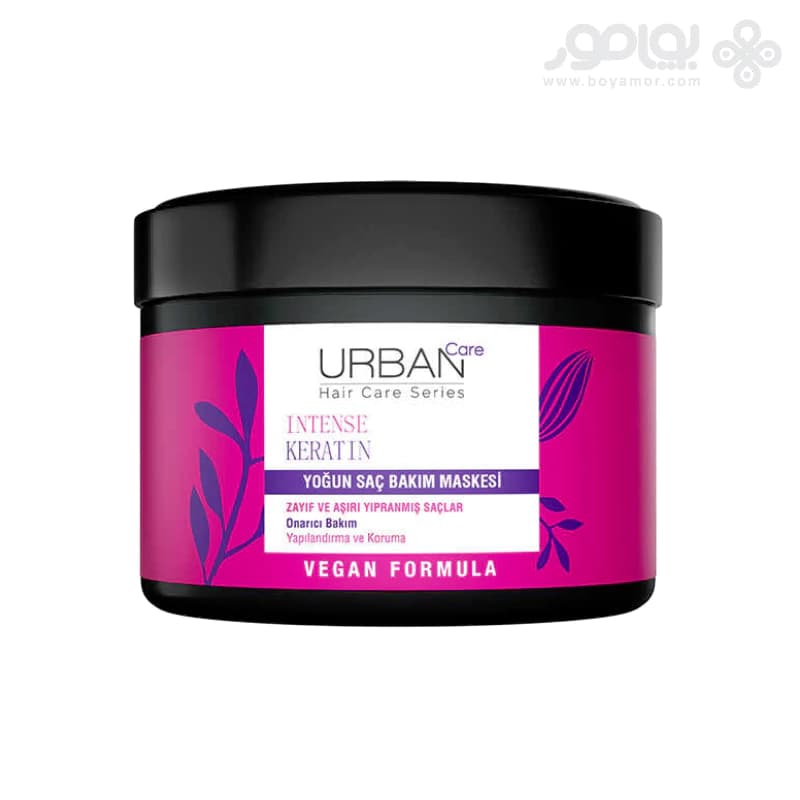ماسک موی ترمیم کننده اربن کر INTENSE KERATIN حاوی کراتین