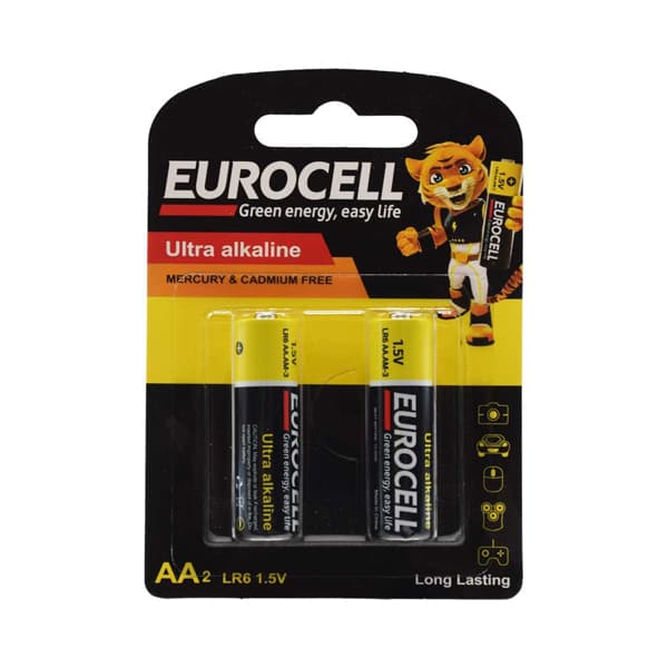 باتری قلمی 2 عددی EUROCELL Ultra alkaline — تصویر ۲