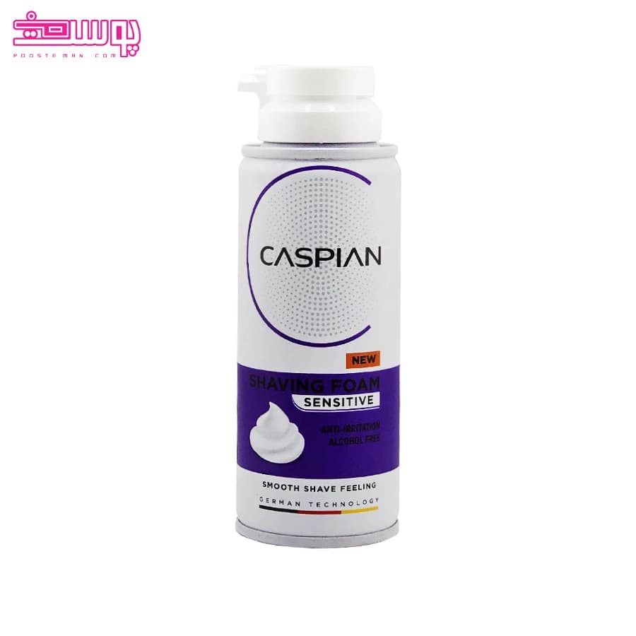 فوم اصلاح پوست های حساس کاسپین حجم 100ml