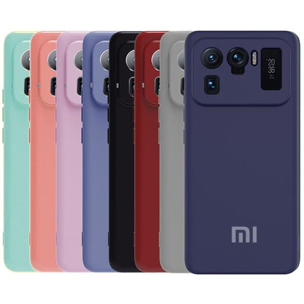 قاب سیلیکونی محافظ لنزدار شیائومی مدل Silicone cover for Xiaomi mi 11 ULTRA