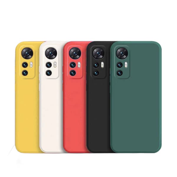 قاب سیلیکونی محافظ لنزدار شیائومی مدل Silicone cover for Xiaomi mi 12 lite