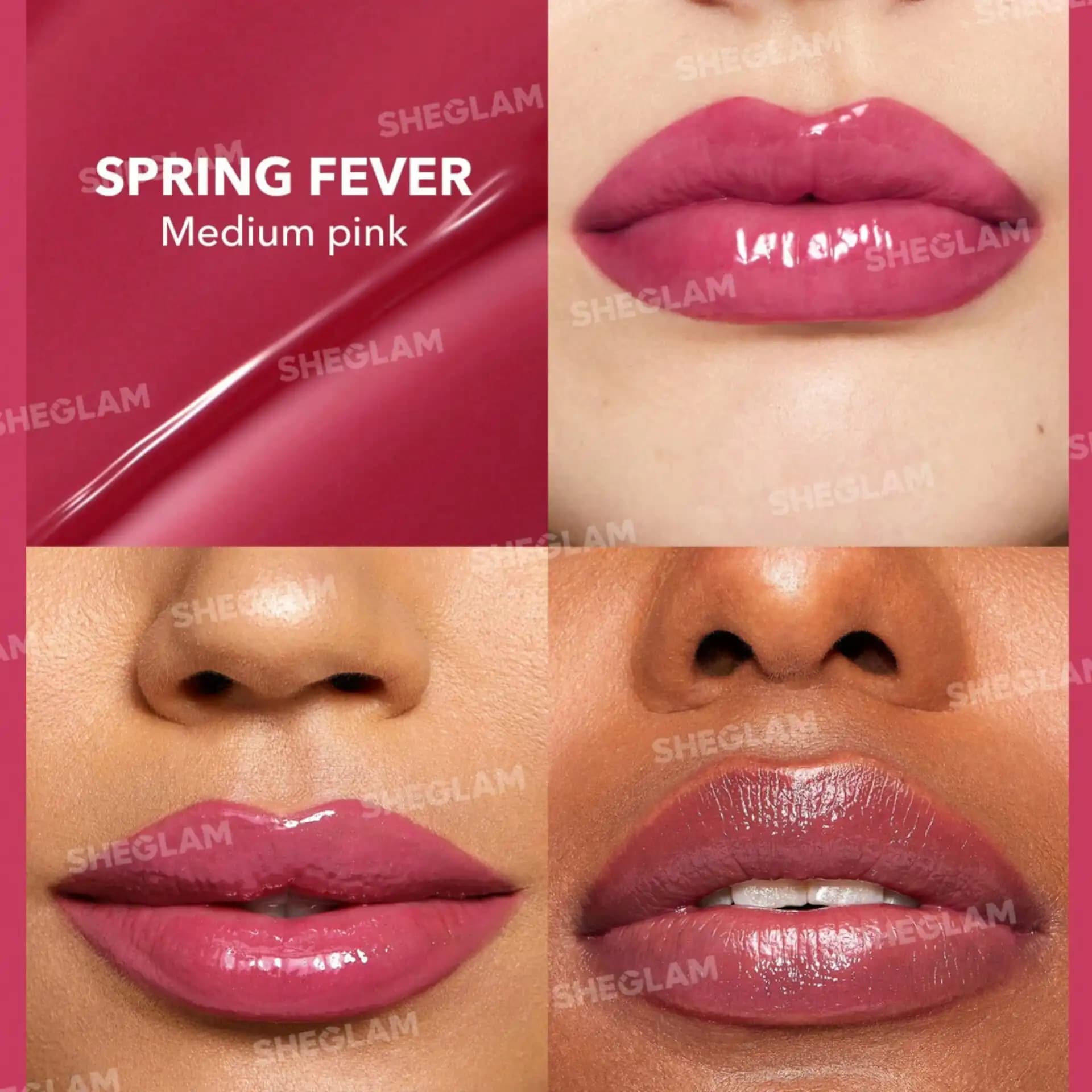 حجم دهنده لب شیگلم رنگ SPRING FEVER
