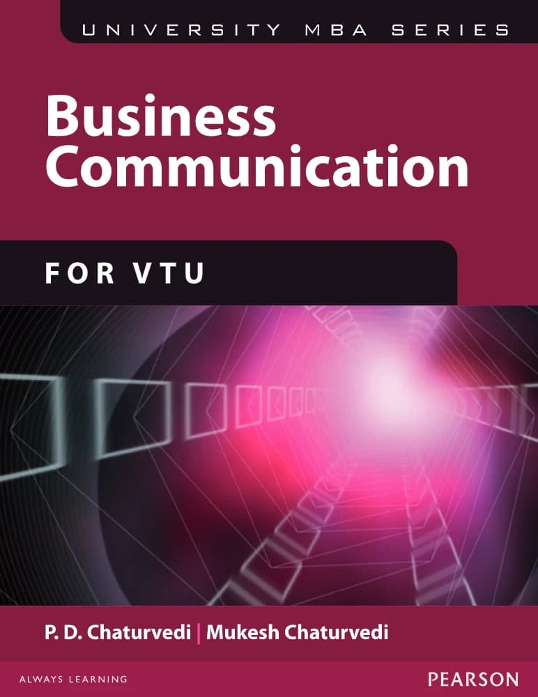 کتاب Business Communication (ارتباطات کسب‌وکار) نسخه انگلیسی PDF | پی. دی. چاتورودی و موکش چاتورودی