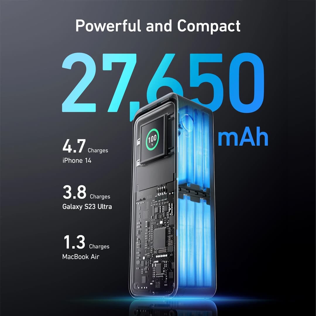 پاوربانک انکر مدل A13400 ظرفیت 27650 میلی آمپر ساعت — تصویر ۹