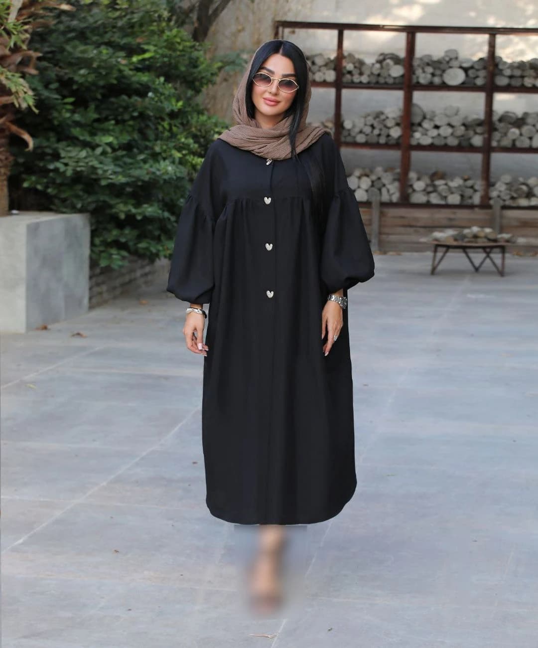 مانتو بلند مدل پرنیا — تصویر ۷
