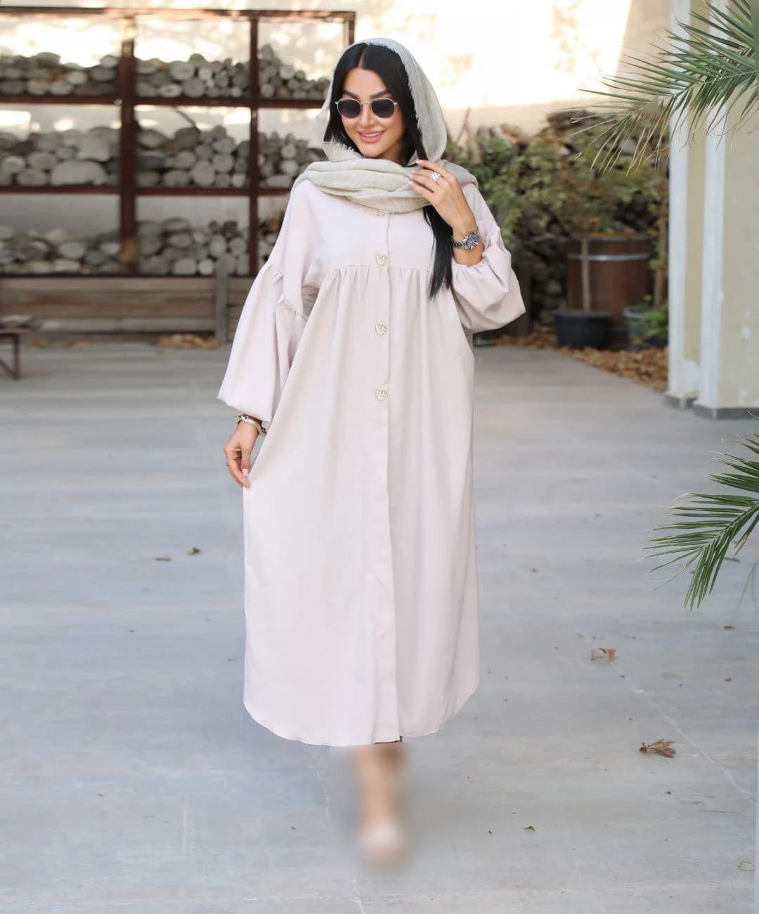 مانتو بلند مدل پرنیا — تصویر ۹