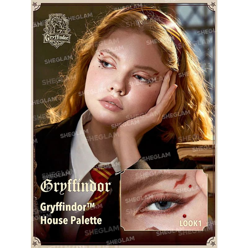 پالت سایه 4 رنگ شیگلم هری پاتر مدل GRYFFINDOR — تصویر ۵