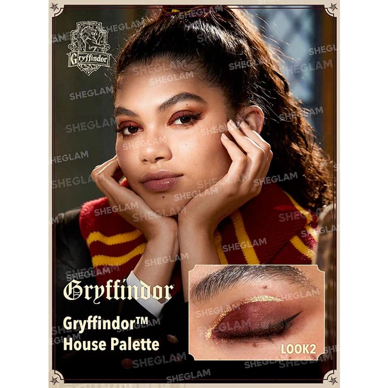 پالت سایه 4 رنگ شیگلم هری پاتر مدل GRYFFINDOR — تصویر ۴