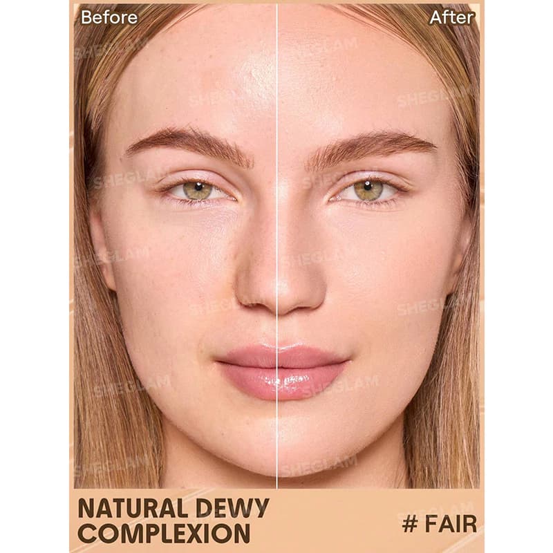 تینت صورت شیگلم مدل DEW & DONE حاوی SPF 20 رنگ FAIR — تصویر ۲