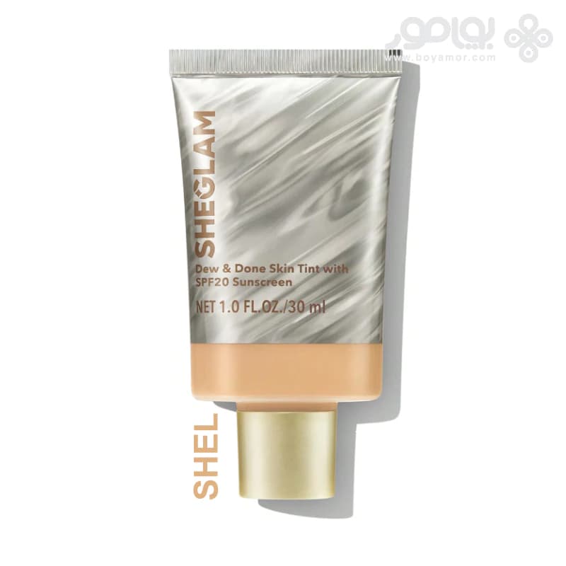 تینت صورت شیگلم مدل DEW & DONE حاوی SPF 20 رنگ SHELL