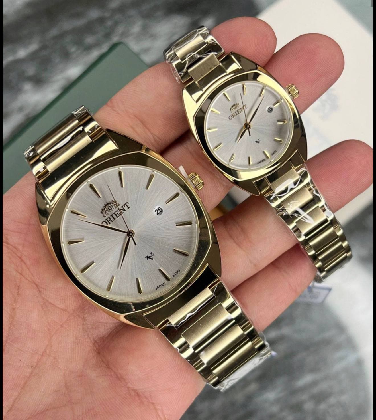 ست ساعت مچی زنانه و مردانه اورینت OrientV 845G کد01 — تصویر ۲