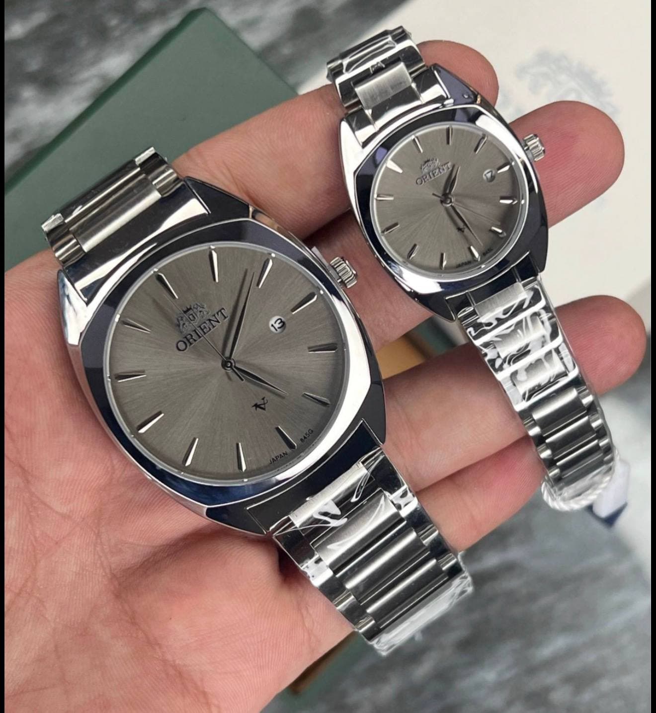 ست ساعت مچی زنانه و مردانه اورینت OrientV 845G کد01 — تصویر ۶