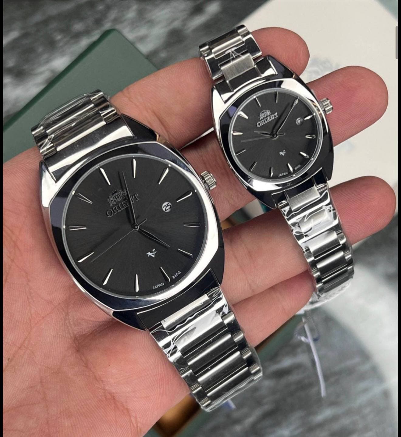 ست ساعت مچی زنانه و مردانه اورینت OrientV 845G کد01 — تصویر ۹