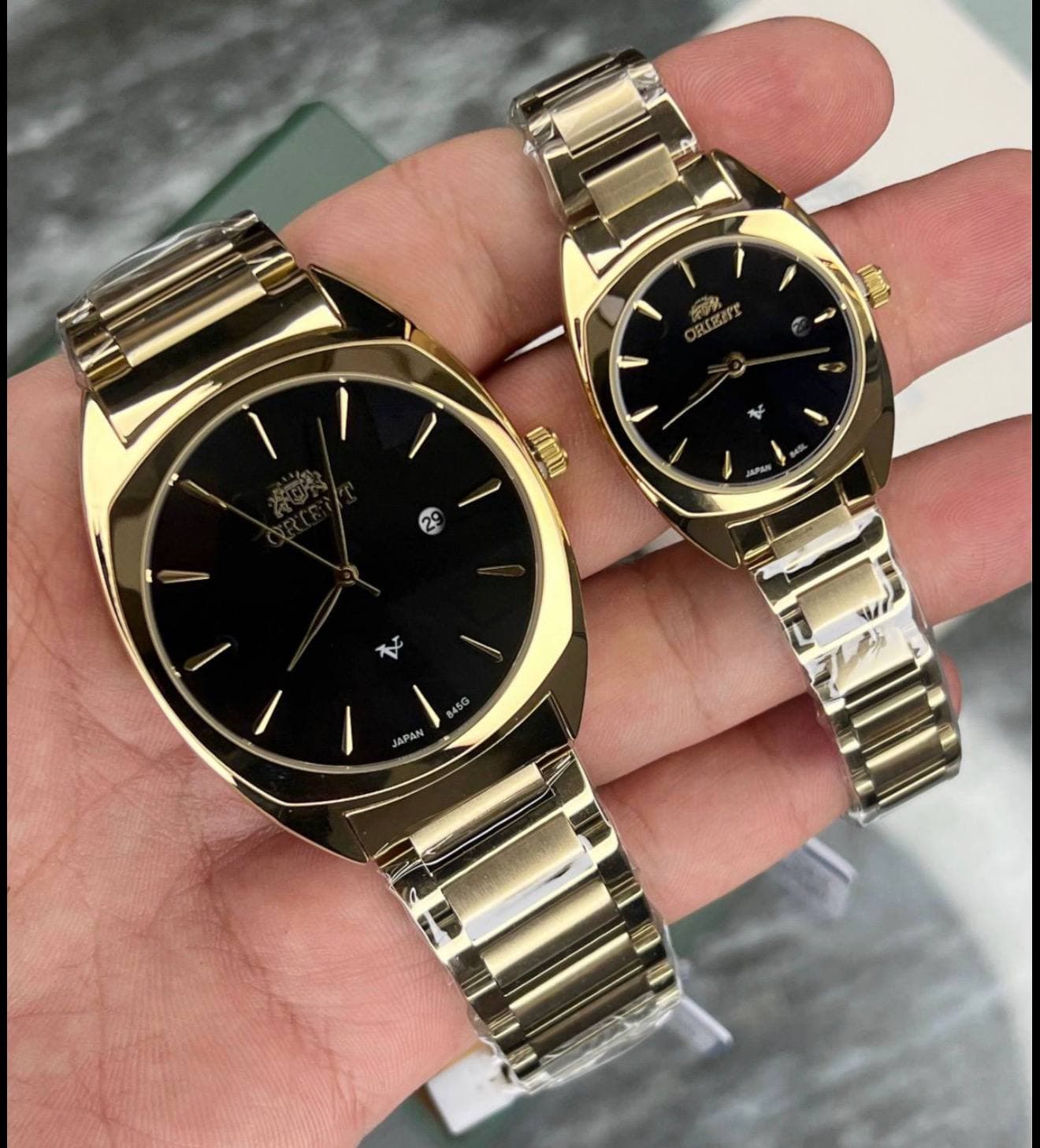ست ساعت مچی زنانه و مردانه اورینت OrientV 845G کد01 — تصویر ۳