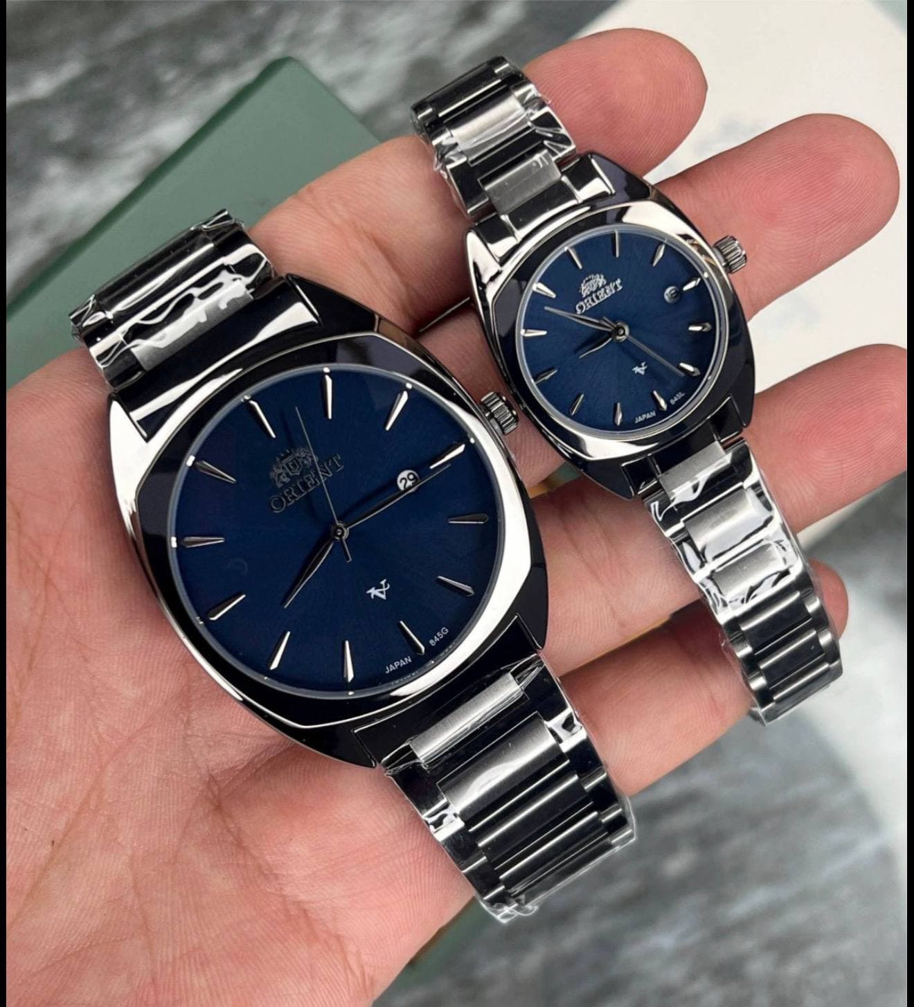 ست ساعت مچی زنانه و مردانه اورینت OrientV 845G کد01 — تصویر ۴