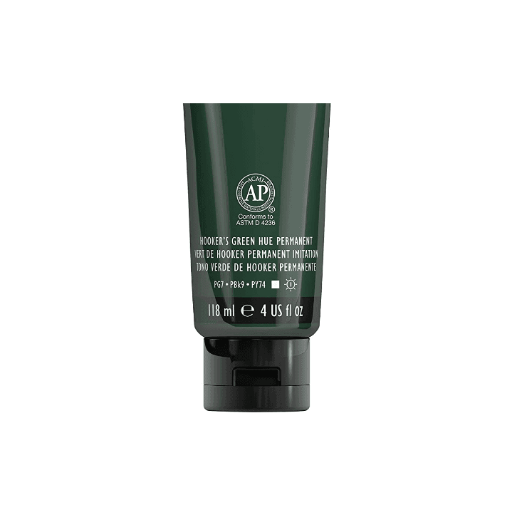 رنگ سبز Hooker اکریلیک LIQUITEX مدل BASICS — تصویر ۲