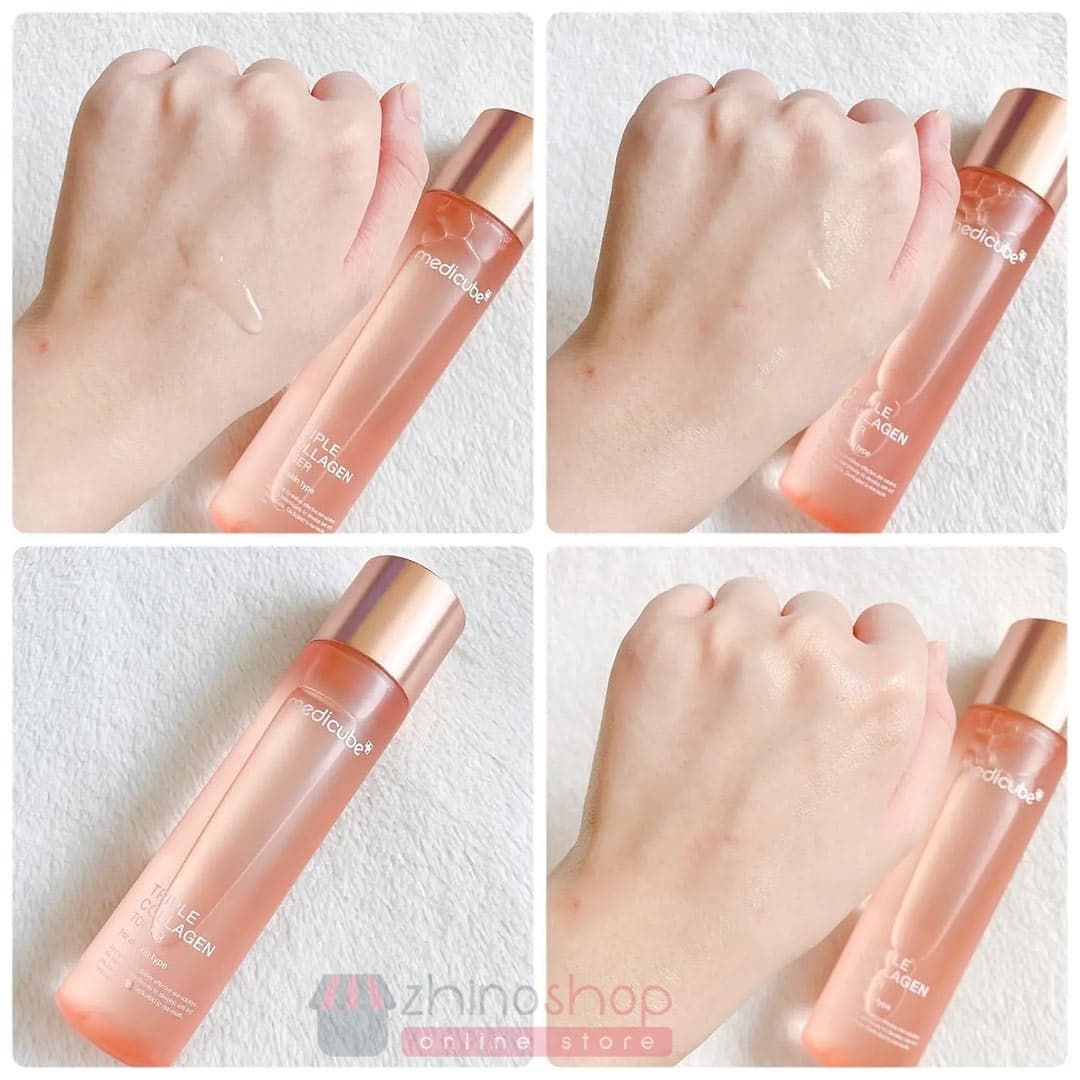 تونر جوانساز سه گانه کلاژن مدی کیوب اصلی 140ml(سفت کننده پوست) — تصویر ۳