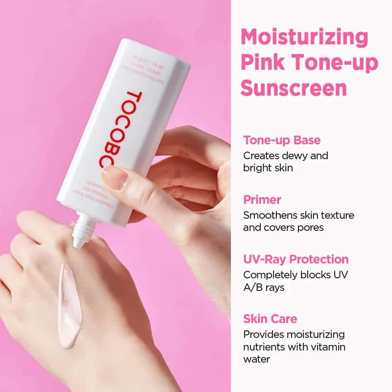 کرم ضد آفتاب درخشان کننده توکوبو مدل VITA TONE UP حجم 50 میل — تصویر ۴