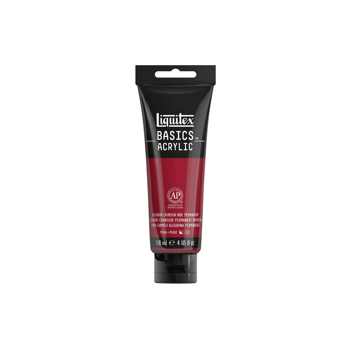 رنگ زرشکی Alizarin اکریلیک LIQUITEX مدل BASICS