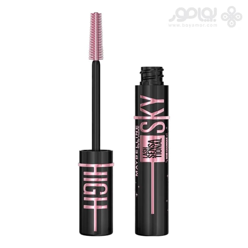 ریمل میبلین LASH SENSATIONAL مدل SKY HIGH رنگ COSMIC BLACK — تصویر ۲
