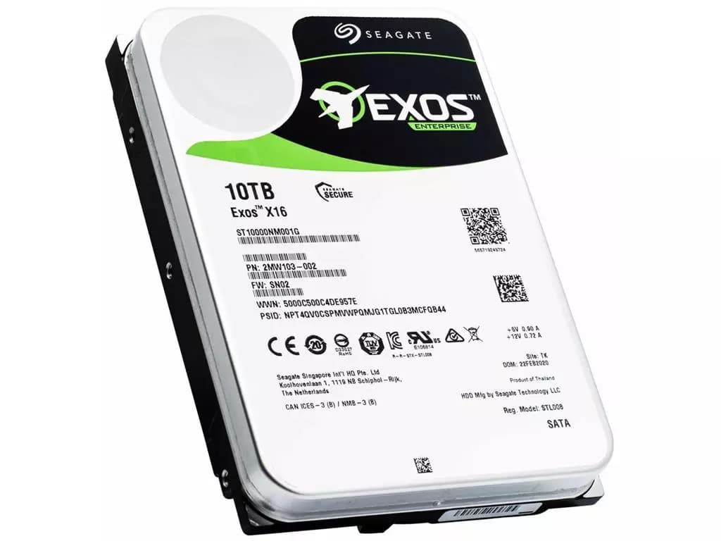 حافظه اچ دی دی اینترنال سیگیت مدل Exos X16 ST10000NM001G ظرفیت 10 ترابایت — تصویر ۴