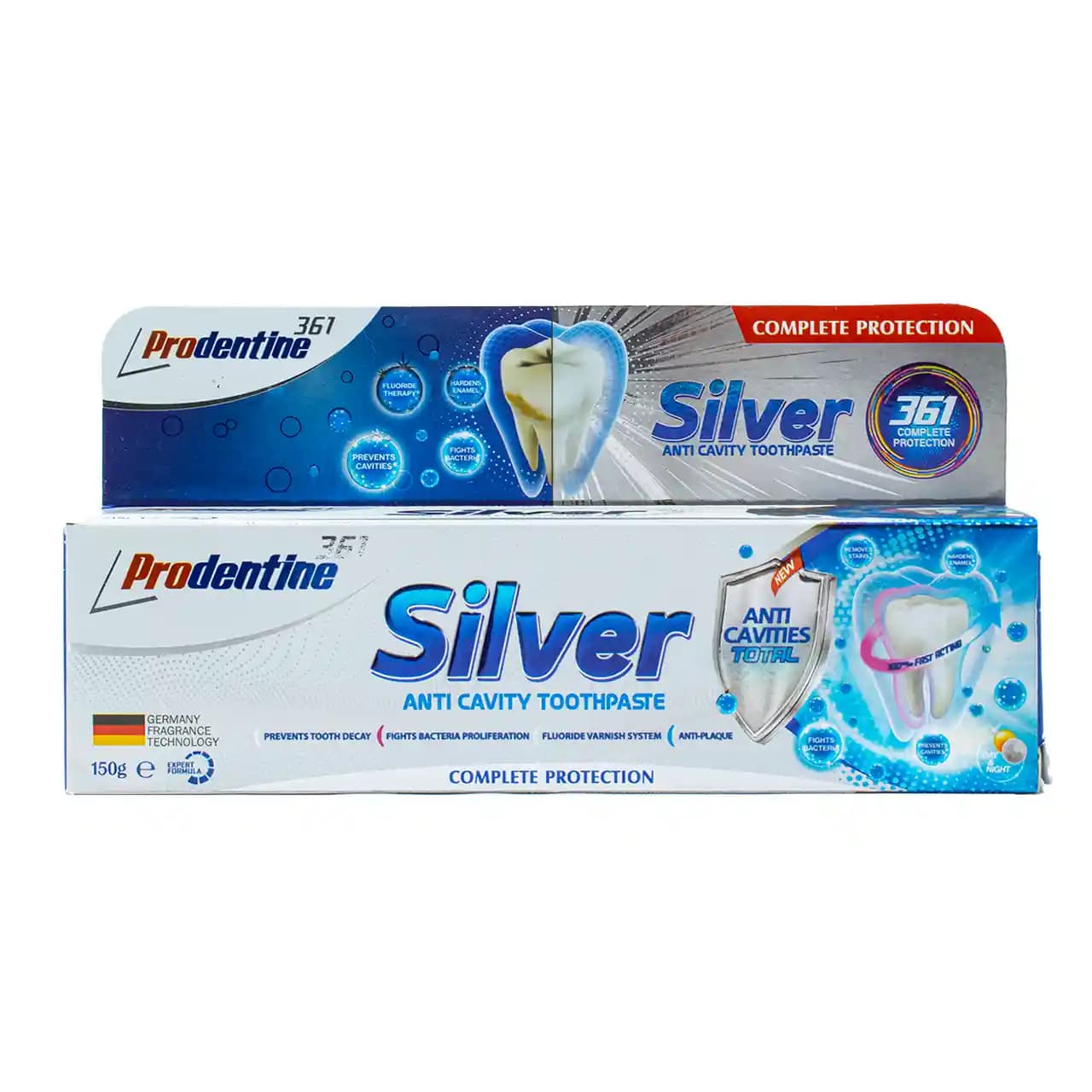 خمیر دندان پرودنتین مدل Silver حجم 150 میلی لیتر — تصویر ۲