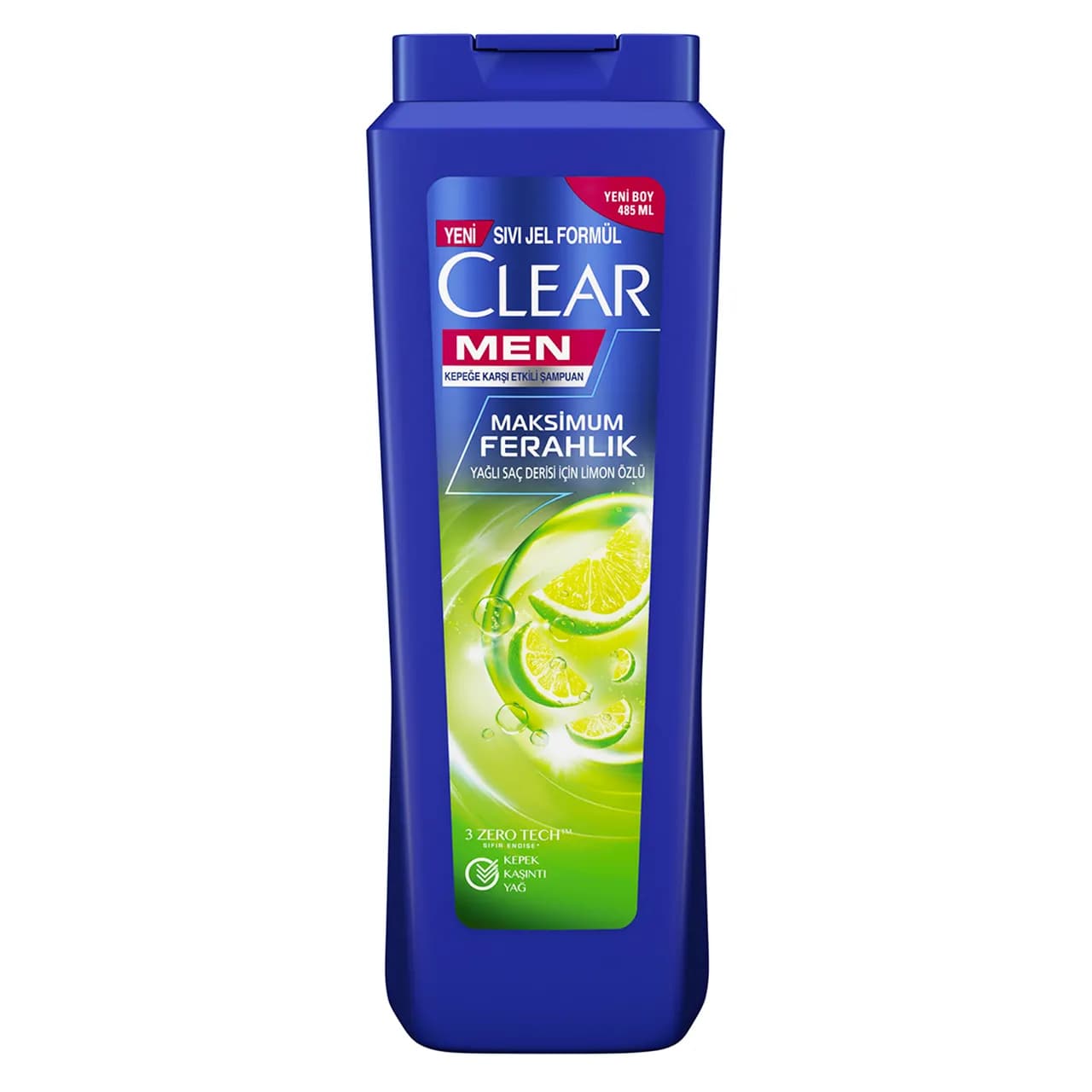 شامپو ضدشوره مردانه کلییر مدل Maksimum ferahlik حجم 485ml