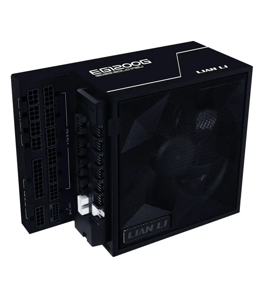 پاور 1200 وات لیان لی EDGE 1200 UK Black Full Modular — تصویر ۲
