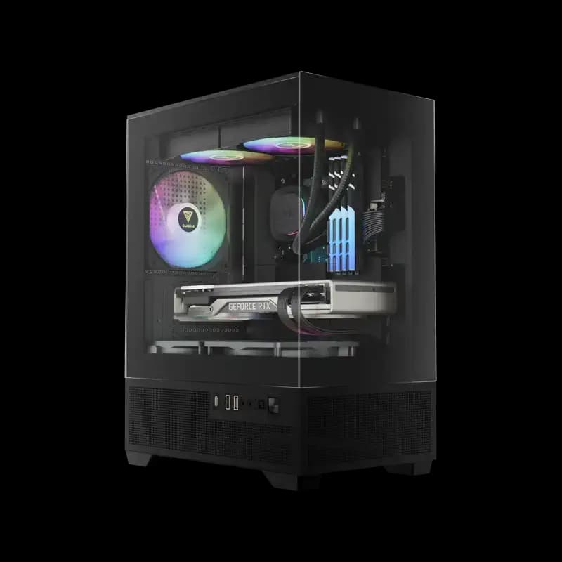 کیس گیم دیاس مدل AURA GC9M ELITE ARGB BLACK
