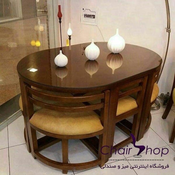 میز و صندلی کمجا 6 نفره کد 6338 درجه یک