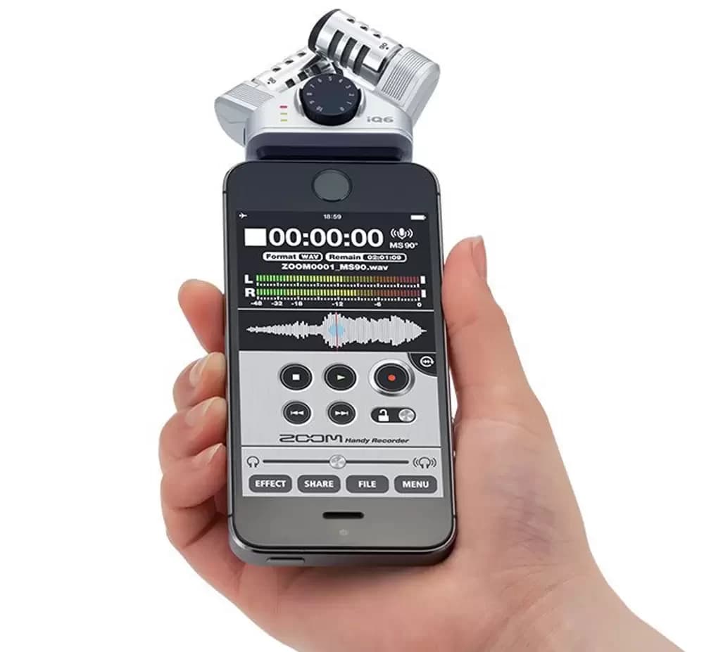 میکروفون لایتنینگ Zoom IQ6 — تصویر ۴