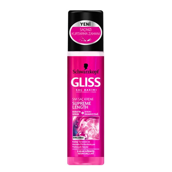 اسپری مو گلیس مدل Supreme Length حجم 200 میلی لیتر