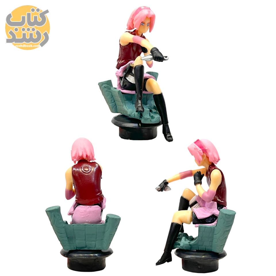 فیگور ناروتو نشسته متنوع کوچک (8 سانتی متر) — تصویر ۳