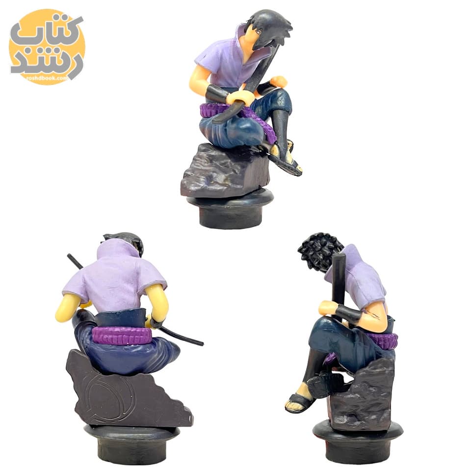فیگور ناروتو نشسته متنوع کوچک (8 سانتی متر) — تصویر ۷