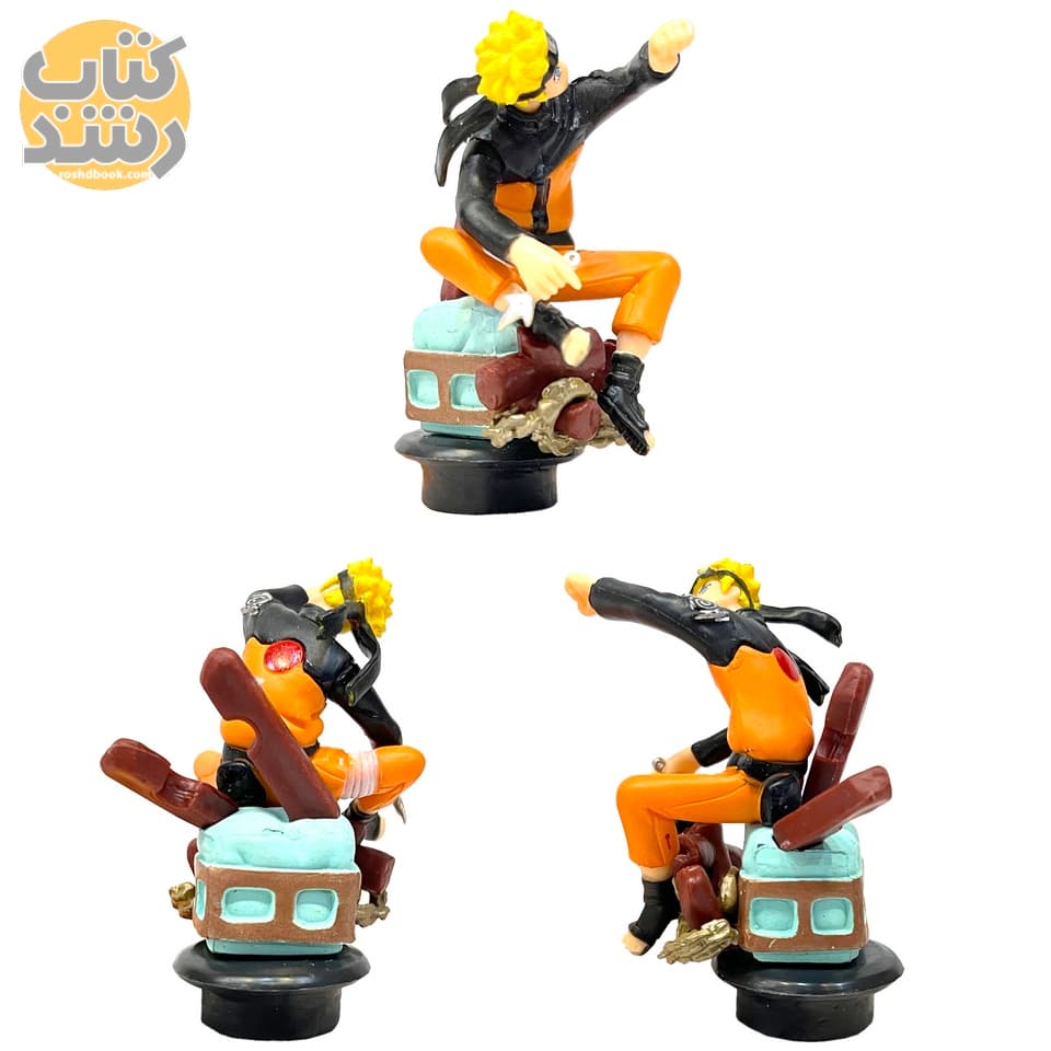 فیگور ناروتو نشسته متنوع کوچک (8 سانتی متر) — تصویر ۲