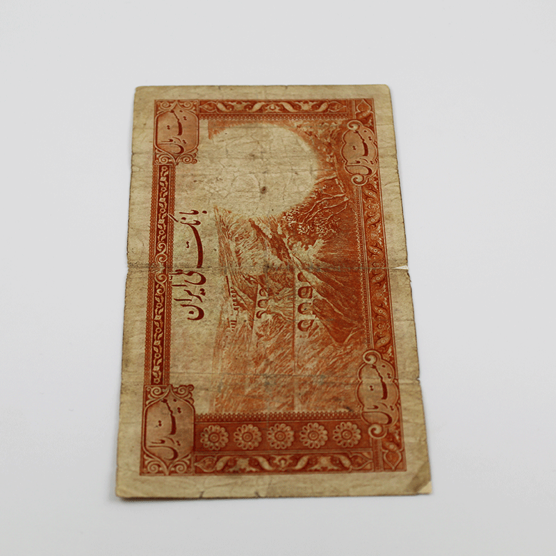 اسکناس 20 ریالی رضا شاه پهلوی سری چهارم 1315 – B/461669 — تصویر ۲