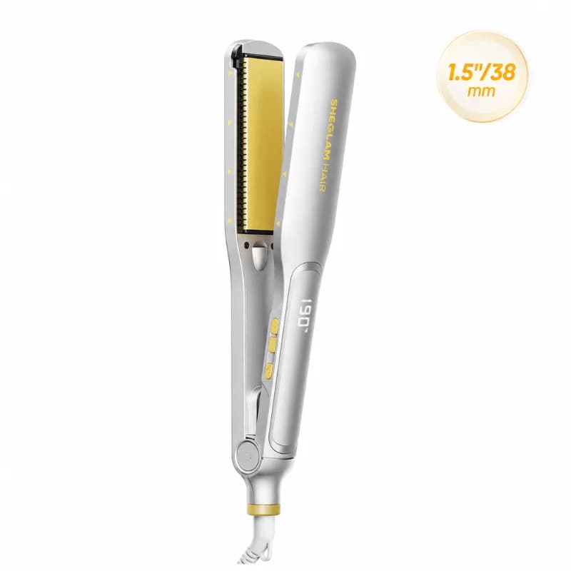 اتو مو صفحه پهن شیگلم مدل Sleek Chic Wide Glide Straightener سایز 38 میلی متر