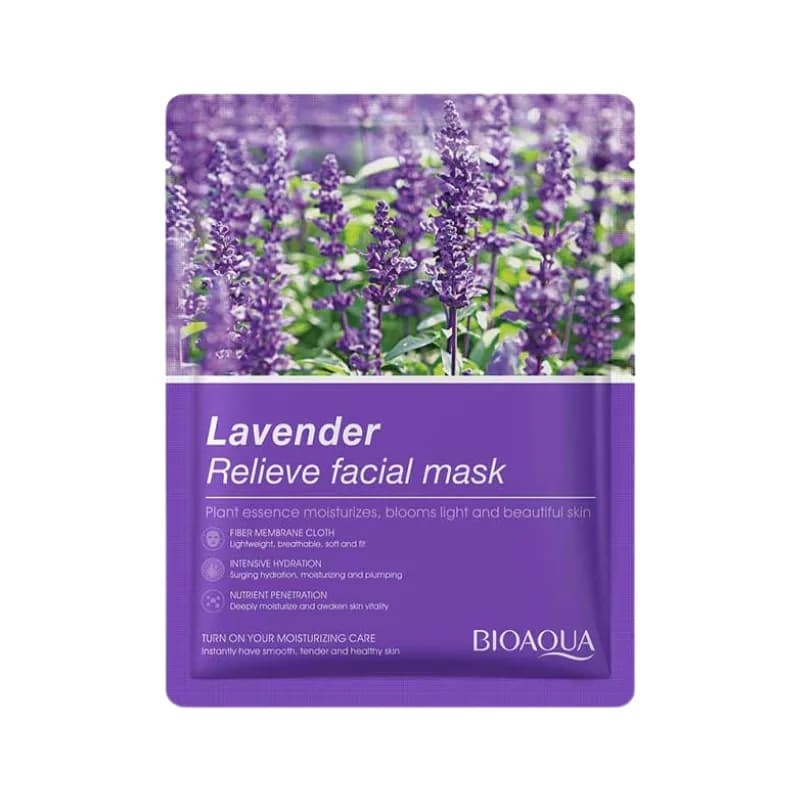 ماسک ورقه ای صورت مدل اسطوخودوس بیوآکوا Bioaqua
