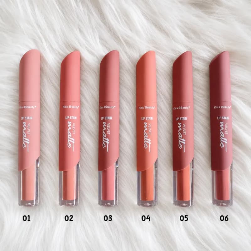 رژ لب مایع مات کاریته مدل Kiss Beauty Velvet Matte — تصویر ۳